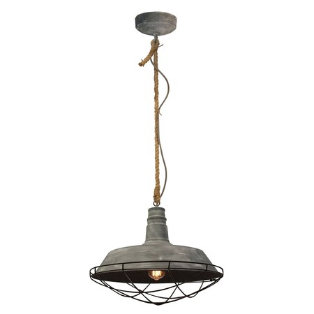 BRILLIANT Lampe Rope Pendelleuchte Für Beton (nicht geeignet 60W, E27, LED-Leuchtmittel Normallampen geeignet 1x enthalten) bestellen für A60, online 47cm | bei Marktkauf grau 