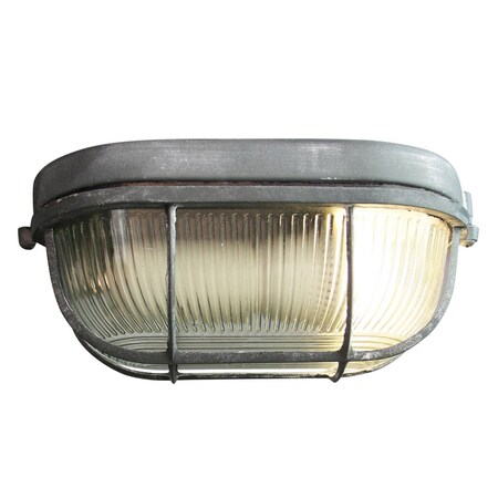 Für bei 28cm geeignet für E27, bestellen Bobbi LED-Leuchtmittel geeignet Marktkauf Wand- | A60, online Deckenleuchte enthalten) Lampe | (nicht Beton und BRILLIANT 40W, Normallampen grau 1x