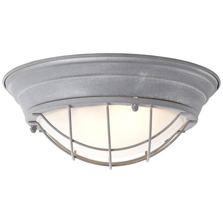 30W, geeignet bestellen Lampe grau 34cm Typhoon Beton/weiß | online A60, und enthalten) für Marktkauf Normallampen BRILLIANT bei E27, Wand- Deckenleuchte | (nicht Für LED-Leuchtmittel 2x geeignet