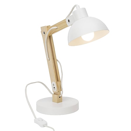 BRILLIANT Lampe Moda Tischleuchte weiß | 1x A60, E27, 25W, geeignet für  Normallampen (nicht enthalten) | Mit Schnurzwischenschalter bei Marktkauf  online bestellen