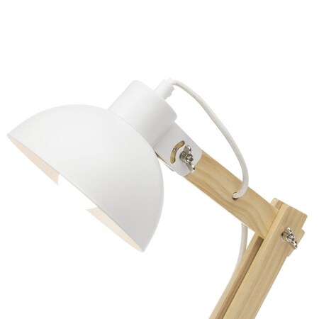 bestellen Mit Tischleuchte | E27, weiß Lampe Normallampen geeignet online Marktkauf für Schnurzwischenschalter A60, | enthalten) Moda 25W, BRILLIANT (nicht 1x bei