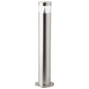 BRILLIANT Lampe Avon LED Außensockelleuchte 50cm edelstahl | 1x 6W LED integriert (SMD), (180lm, 6500K) | IP-Schutzart: 44 - spritzwassergeschützt 