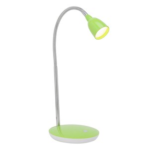 BRILLIANT Lampe Anthony LED Tischleuchte eisen/grün | 1x 2.4W LED integriert, (200lm, 3000K) | Mit Druckschalter an der Basis 