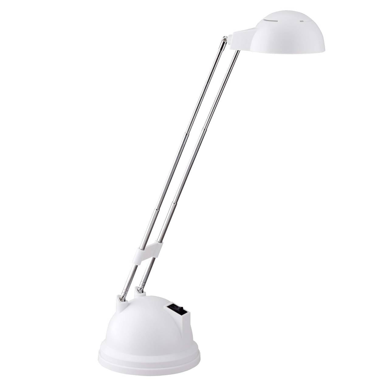 BRILLIANT Lampe Katrina LED Tischleuchte wei&szlig; | 1x 5.7W LED integriert (SMD), (600lm, 2700K) | Mit Kippschalter / Kopf schwenkbar 