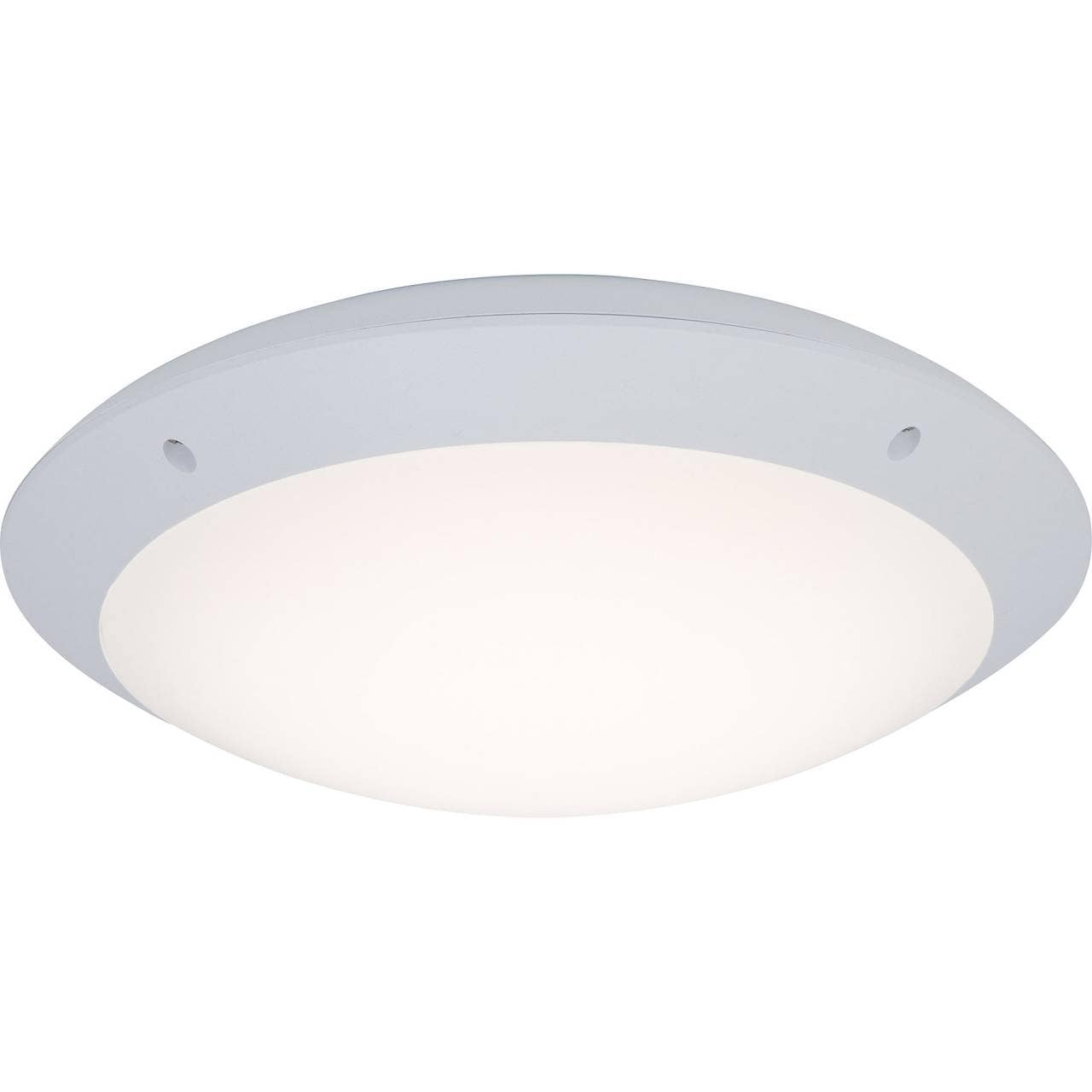 BRILLIANT Lampe Medway LED Außenwand- und Deckenleuchte 31cm weiß 1x 12W LED integriert (SMD) , (1000lm , 4000K) IP-Schutzart: 66 - starker …