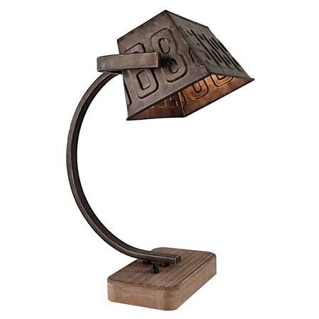 BRILLIANT Lampe online | 1x stahl/braun (nicht bestellen 40W, für | Marktkauf Normallampen bei schwarz geeignet Mit Kippschalter enthalten) A60, Tischleuchte E27, Drake