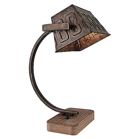 BRILLIANT Lampe Drake Tischleuchte schwarz stahl/braun | 1x A60, E27, 40W,  geeignet für Normallampen (nicht enthalten) | Mit Kippschalter bei  Marktkauf online bestellen