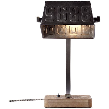 BRILLIANT Lampe Drake Tischleuchte E27, online Mit enthalten) (nicht schwarz | Marktkauf Normallampen bestellen stahl/braun A60, bei für Kippschalter 1x 40W, geeignet 