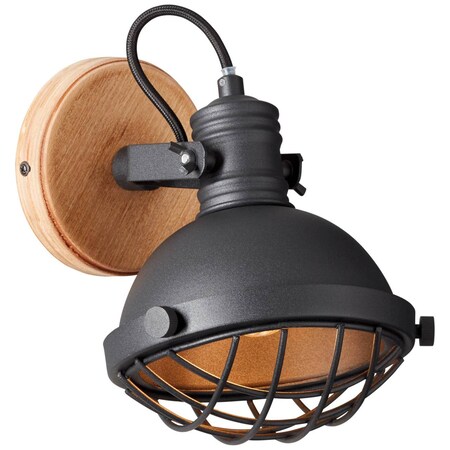 BRILLIANT Lampe Emma Wandspot E14, bestellen online | D45, enthalten) 1x 25W, für korund geeignet Marktkauf schwarz (nicht schwenkbar | Tropfenlampen Kopf bei