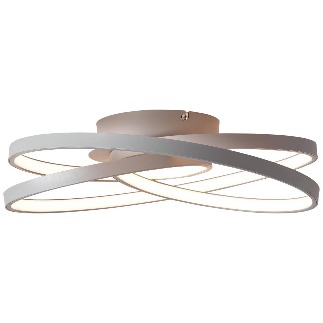 BRILLIANT Lampe Labyrinth LED Deckenleuchte 40cm grau | 1x 42W LED integriert (SMD), (4775lm, 3000K) | Energiesparend und langlebig durch LED-Einsatz 