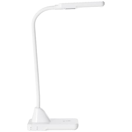 BRILLIANT Lampe Joscha LED Tischleuchte weiß | 1x 5W LED integriert, (418lm, 4600K) | Mit 3-Stufen-Touchdimmer 