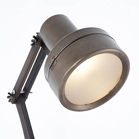 BRILLIANT Lampe Hardwork Tischleuchte schwarz stahl | 1x A60, E27, 28W,  geeignet für Normallampen (nicht enthalten) | Mit Schnurzwischenschalter  bei Marktkauf online bestellen