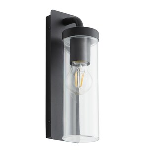 Brilliant Aosta Wandleuchte Außen – Hängelampe Schwarz Matt, IP44, E27 Fassung, Für LED & Normallampen, Dimmbar, Wetterfest, Leuchtmittel Nicht Enthalten, 1 Stück Wandlampe Für Garten & Eingang 