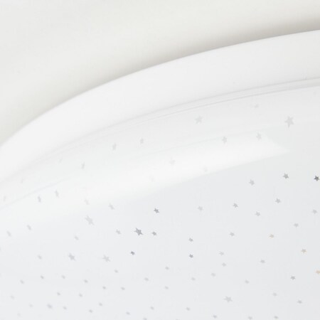 BRILLIANT Lampe Fakir Starry LED Wand- und Deckenleuchte 33cm weiß/kaltweiß  | 1x 12W LED integriert, (800lm, 4000K) | Sternenhimmel-Optik bei Marktkauf  online bestellen