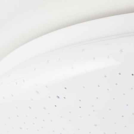 BRILLIANT Lampe Fakir Starry LED Wand- und Deckenleuchte 33cm weiß/kaltweiß  | 1x 12W LED integriert, (800lm, 4000K) | Sternenhimmel-Optik bei Marktkauf  online bestellen