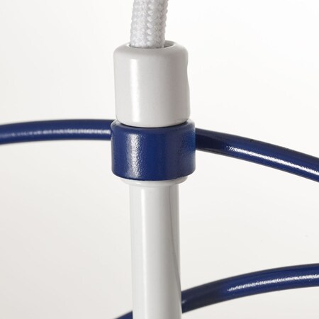 | Ezra Lampe kürzbar E27, Pendelleuchte 31cm 1x für online hellblau/weiß geeignet Kabel A60, | Marktkauf enthalten) 60W, bei (nicht bestellen Normallampen BRILLIANT