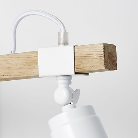 BRILLIANT Lampe Hank Wandleuchte hängend weiß hochglanz | 1x A60, E27, 40W, geeignet  für Normallampen (nicht enthalten) | Mit Kippschalter bei Marktkauf online  bestellen