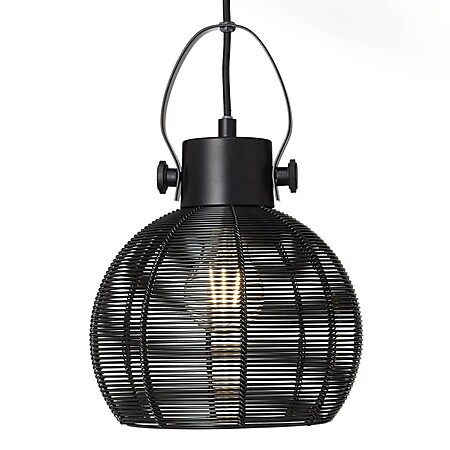 BRILLIANT Lampe Sambo Pendelleuchte 20cm schwarz | 1x A60, E27, 60W, geeignet  für Normallampen (nicht enthalten) | In der Höhe einstellbar / Kabel  kürzbar bei Marktkauf online bestellen