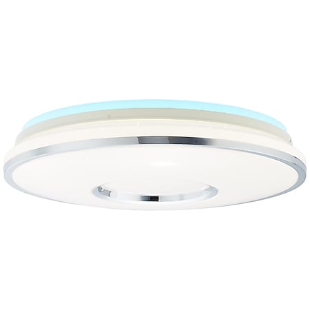 BRILLIANT Lampe Visitation LED Deckenleuchte 49cm weiß-silber | 1x 32W LED  integriert, (3125lm, 3000-6000K) | Stufenlos dimmbar bei Marktkauf online  bestellen