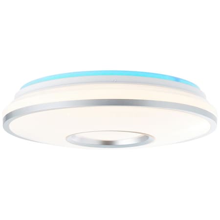 BRILLIANT Lampe Visitation LED Deckenleuchte 39cm weiß-silber | 1x 24W LED  integriert, (2460lm, 3000-6000K) | Stufenlos dimmbar / Steuerbar über  Fernbedienung bei Marktkauf online bestellen | Panels