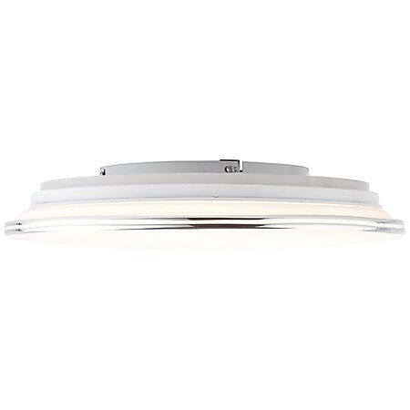 BRILLIANT Lampe Edna LED Deckenleuchte 40cm weiß/chrom | 1x 24W LED  integriert, (2460lm, 3000-6000K) | Stufenlos dimmbar / Steuerbar über  Fernbedienung bei Marktkauf online bestellen