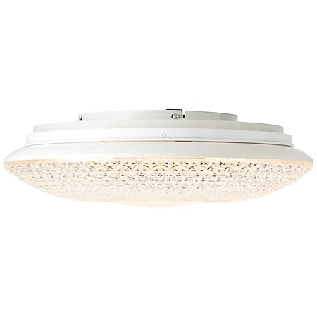 BRILLIANT Lampe Lucian LED Deckenleuchte 41cm weiß | 1x 24W LED integriert,  (2460lm, 3000-6000K) | Stufenlos dimmbar / Steuerbar über Fernbedienung bei  Marktkauf online bestellen