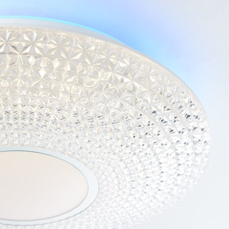 BRILLIANT Lampe Lucian LED Deckenleuchte 41cm weiß | 1x 24W LED integriert,  (2460lm, 3000-6000K) | Stufenlos dimmbar / Steuerbar über Fernbedienung bei  Marktkauf online bestellen