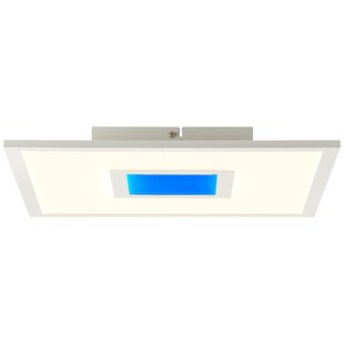 BRILLIANT Lampe Odella LED Deckenaufbau-Paneel 40x40cm weiß | 1x 25W LED integriert, (2480lm, 2700-6500K) | RGB-Dekolicht für farbenfrohe Akzentbeleuchtung 