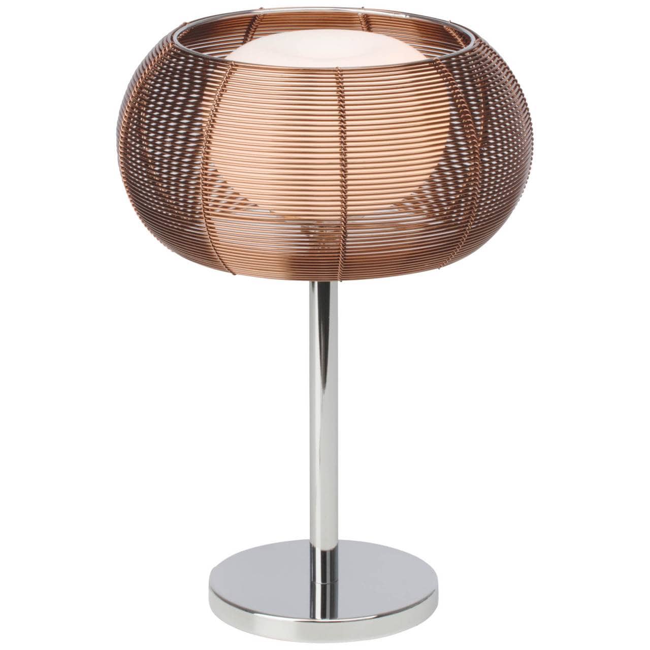 BRILLIANT Lampe Relax Tischleuchte bronze/chrom | 1x QT14, G9, 25W, geeignet f&uuml;r Stiftsockellampen nicht enthalten | Mit Schnurzwischenschalter | F&uuml;r LED-Leuchtmittel geeignet 