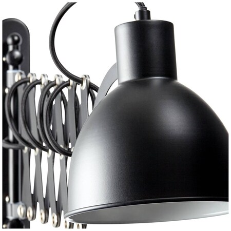 BRILLIANT Lampe Sandra 2 Wandleuchte online schwarz 1x Für schwenkbar | nicht enthalten 40W, matt geeignet | D45, Kopf bei Tropfenlampen | E14, LED-Leuchtmittel geeignet bestellen für Marktkauf