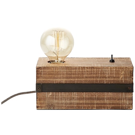 BRILLIANT Lampe Woodhill Tischleuchte antik/schwarz | 1x A60, E27, 30W, g.f.  Normallampen n. ent. | Mit Kippschalter | Für LED-Leuchtmittel geeignet bei  Marktkauf online bestellen
