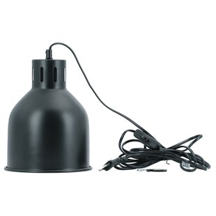 Venso EcoSolutions E27 SAGA Lampenschirm Schwarz, LED Pflanzenlampe E27 Pflanzenleuchte, LED Wachstumslampe, Anzuchtlampe Gemüse, Pflanzenlicht, Lampenschirm schwarz 