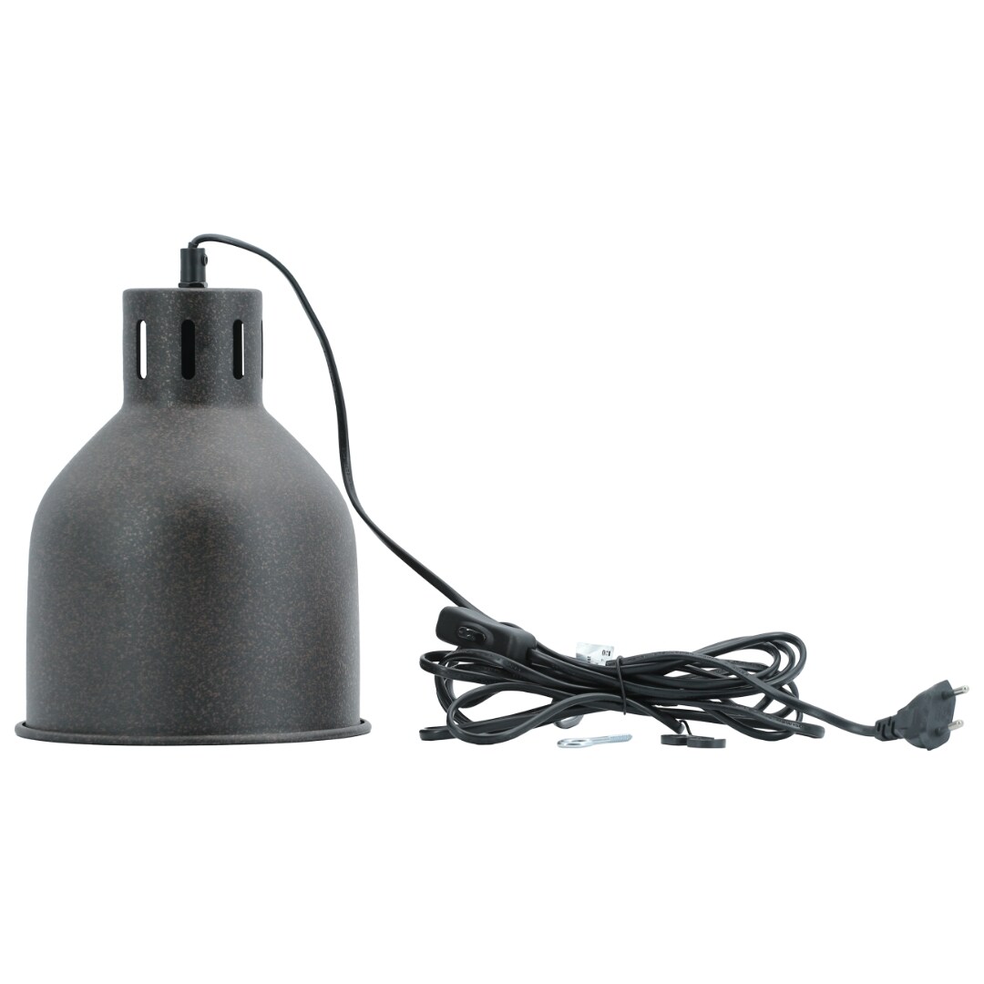 Venso EcoSolutions E27 SAGA Lampenschirm Rostfarben, LED Pflanzenlampe E27 Pflanzenleuchte, LED Wachstumslampe, Anzuchtlampe Gem&uuml;se, Pflanzenlicht, Lampenschirm Braun 