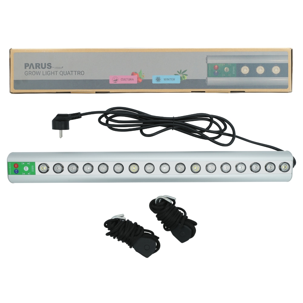 GrowLight Quattro - Parus by Venso LED Pflanzenlampe 35W, Anzuchtlampe LED Pflanzenlampe Vollspektrum, &Uuml;berwinterung Venso Ecosolutions Pflanzen Licht, Pflanzenlampe Anzucht, Pflanzenlicht LED 