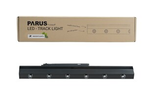 Parus by Venso LED Track Light Schwarz 60cm 90° , Stromschienenstrahler, Pflanzenlampe für Zimmerpflanzen LED Beleuchtung für Fassaden- und Wandbegrünung, Pflanzenlicht LED Vollspektrum Grow Light 
