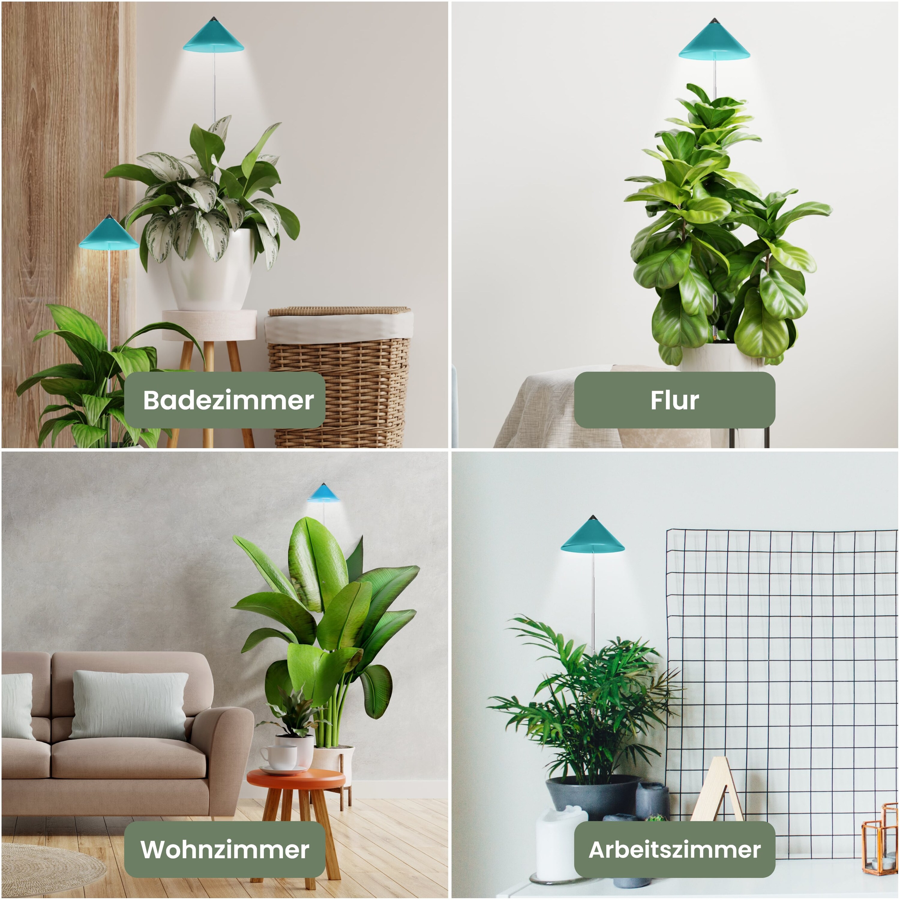 Parus by Venso SUNLiTE LED Pflanzenlampe klein 7W Petrol , Wachstumslampe  mit Teleskopstab, Grow Light fr Zimmerpflanzen und Grnpflanzen bei  Marktkauf online bestellen