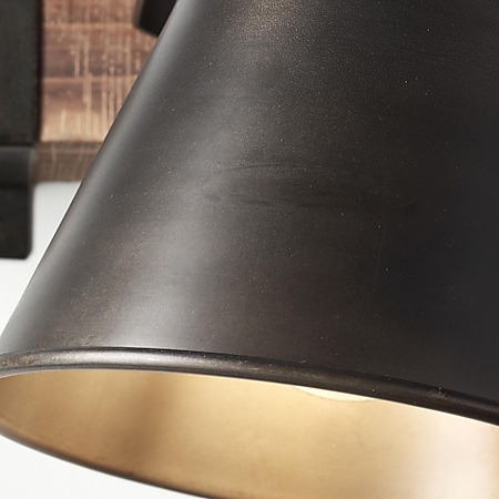 BRILLIANT Lampe, Decca Wandspot schwarz stahl, 1x A60, E27, 10W, Holz aus  nachhaltiger Waldwirtschaft (FSC) bei Marktkauf online bestellen