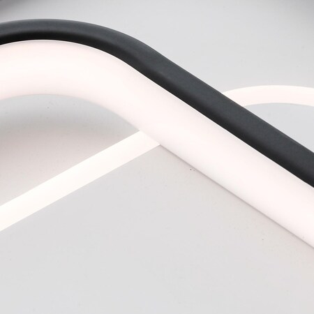 langlebig online Cava weiß/schwarz, Lampe, LED Energiesparend und Deckenleuchte (5373lm, integriert, integriert, bei bestellen BRILLIANT LED LED Marktkauf durch 3000K), 40x40cm 41.4W 1x LED-Einsatz