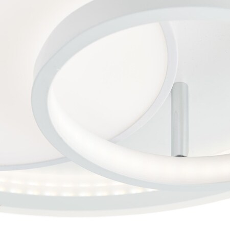 BRILLIANT Lampe, Sigune LED 3000K), 40W (4400lm, weiß/schwarz, Fernbedienung bei Marktkauf LED dimmbar integriert, Deckenleuchte online bestellen LED integriert, 1x 40x40cm mit