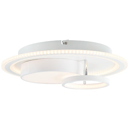 BRILLIANT Lampe, Sigune LED Deckenleuchte 40x40cm weiß/schwarz, 1x LED  integriert, 40W LED integriert, (4400lm, 3000K), mit Fernbedienung dimmbar  bei Marktkauf online bestellen
