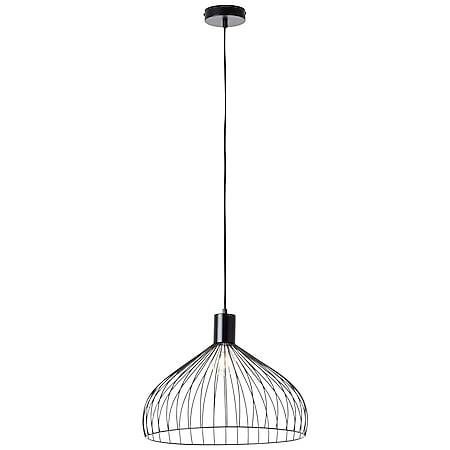 BRILLIANT Lampe, Blacky Pendelleuchte 40cm schwarz matt, 1x A60, E27, 40W,  Kabel kürzbar / in der Höhe einstellbar bei Marktkauf online bestellen