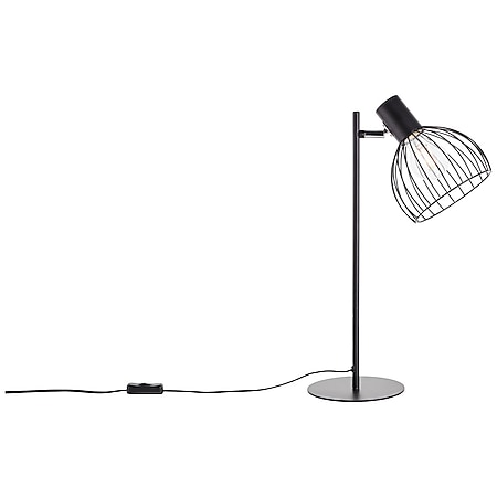 BRILLIANT Lampe, Blacky Tischleuchte schwarz matt, 1x A60, E27, 40W, Mit  Schnurzwischenschalter bei Marktkauf online bestellen