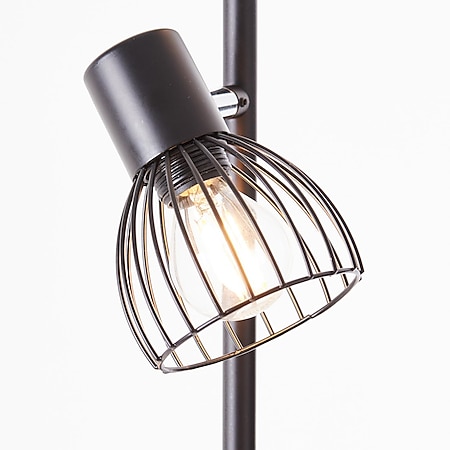 BRILLIANT Lampe, Blacky Standleuchte 3flg schwarz matt, 3x D45, E14, 25W,  Mit Fußschalter bei Marktkauf online bestellen