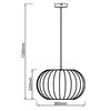 BRILLIANT Lampe, Silemia Pendelleuchte 1flg schwarz matt, 1x A60, E27, 52W,  Kabel kürzbar / in der Höhe einstellbar bei Marktkauf online bestellen