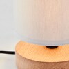 Holz grau/holz, 1x Lampe, aus bestellen Marktkauf Vonnie BRILLIANT Waldwirtschaft (FSC) nachhaltiger E27, Tischleuchte A60, online bei 25W,