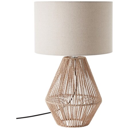 BRILLIANT Lampe, Laraine Tischleuchte natur/beige, online Mit bestellen 42W, 1x bei Schnurzwischenschalter A60, Marktkauf E27