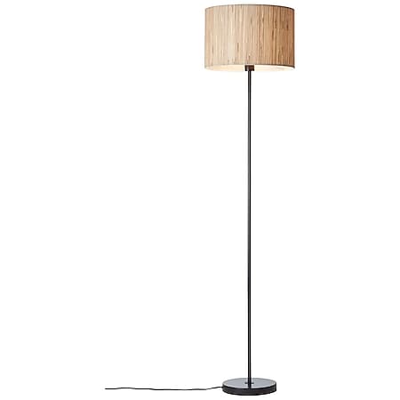 BRILLIANT Lampe, Wimea Standleuchte schwarz/natur, 1x A60, E27, 52W, Mit  Fußschalter bei Marktkauf online bestellen