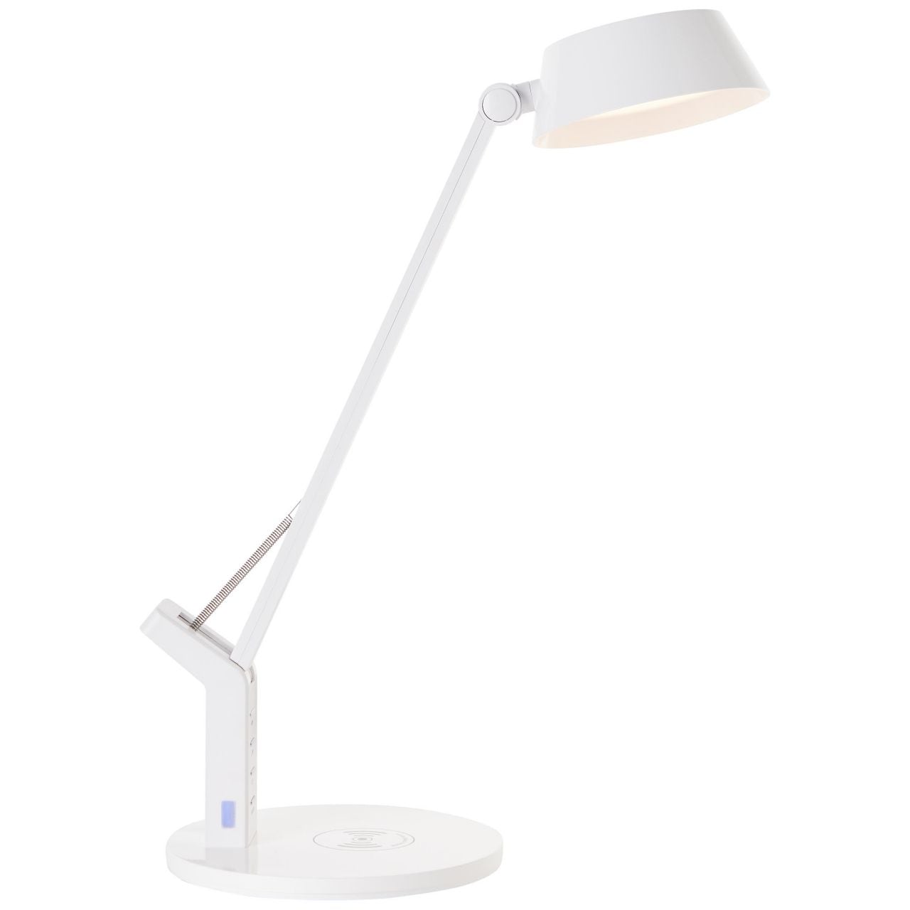 BRILLIANT Lampe, Kaila LED Tischleuchte mit Induktionsladeschale wei&szlig;, 1x LED integriert, 8W LED integriert, (710lm, 3100-6100K), Kabelloses Aufladen von mobilen Ger&auml;ten 