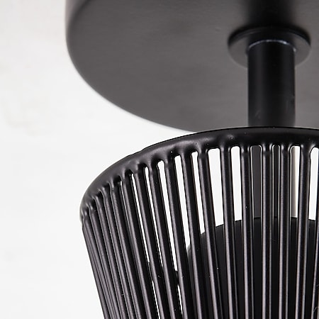 BRILLIANT Lampe, Elmont Deckenleuchte 45cm schwarz matt, 1x A60, E27, 52W,  Für LED-Leuchtmittel geeignet bei Marktkauf online bestellen