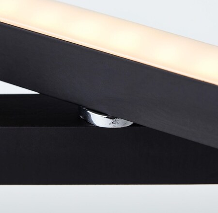 2flg schwarz, 3-Stufen-Touchdimmer bei Tischleuchte online 9W (1000lm, Ranut Marktkauf Lampe, LED BRILLIANT LED LED integriert, 3000K), 2x integriert, Mit bestellen